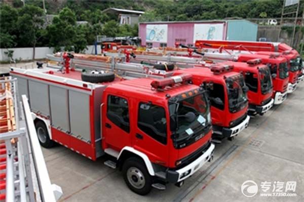 为提升冬季安全保障 徐州消防支队新购7辆消防车