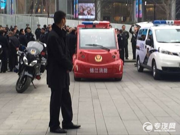 社区配备电动消防车 北京成首例