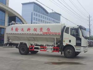 解放J6 20方散装饲料运输车
