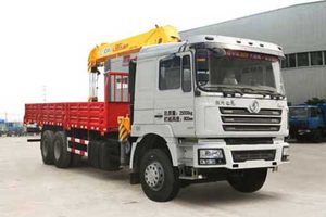 陜汽德龍F3000后雙橋國五10噸直臂隨車吊