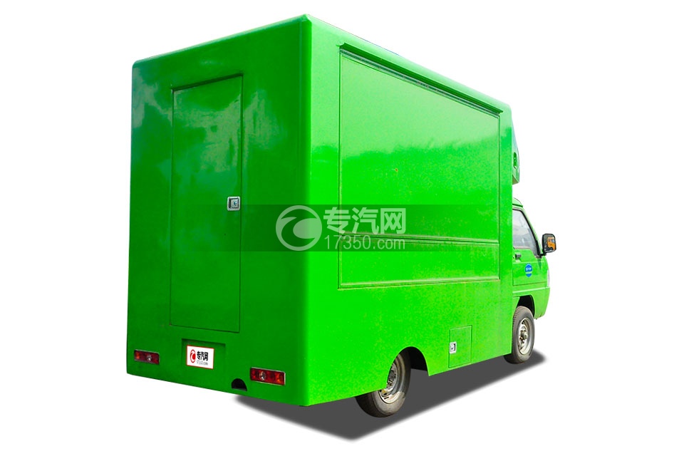 东风小霸王国五流动售货车（绿）右后面