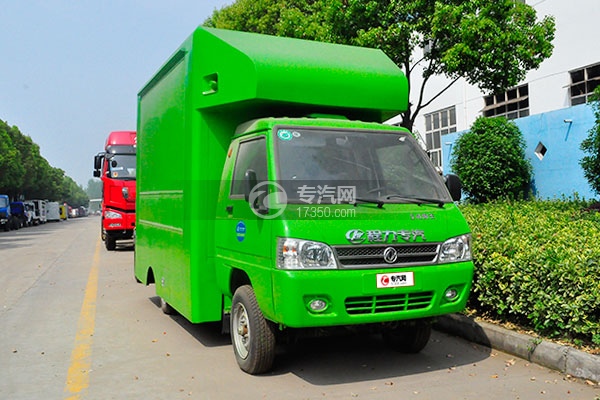 东风小霸王国五流动售货车（绿）右前面
