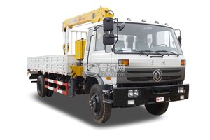 东风153单桥国五6.3吨直臂/折臂式随车吊