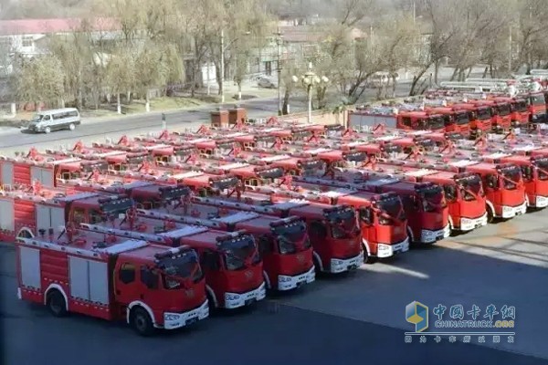 131辆解放消防车支援疆藏地区，助力消防事业建设！