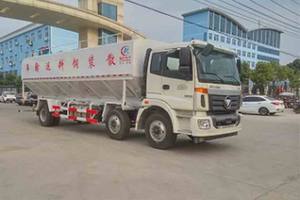 福田欧曼ETX小三轴国五散装饲料运输车