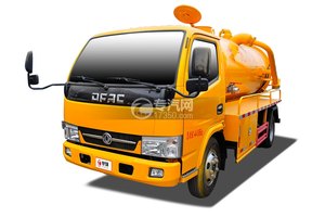 东风多利卡1.96方国五清洗吸污车