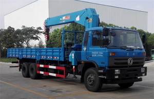 東風(fēng)153后雙橋國五10噸徐工直臂式隨車吊