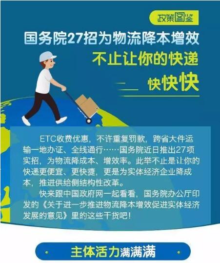 一張圖帶你看懂國(guó)務(wù)院27招為物流降本增效