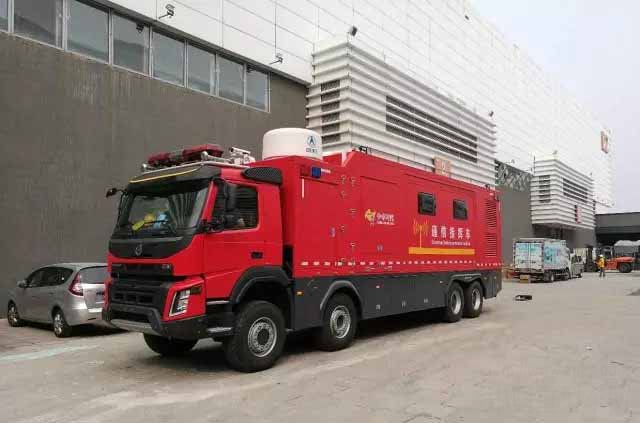 沃尔沃FMX卡车底盘消防展上大放异彩_行业动