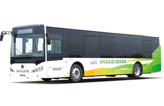 申龙SLK6129混合动力城市客车