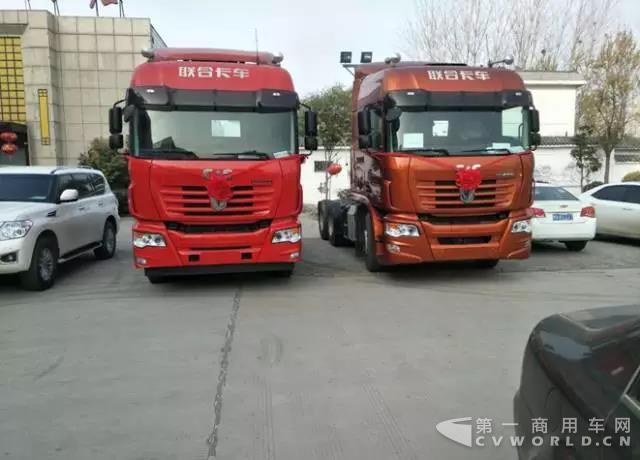 现场展出U系480马力、520马力车 联合卡车8周年商丘站落幕