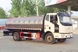 解放单桥8m³鲜奶运输车