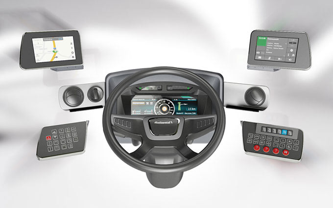 大陆集团为客车打造的全新一代数字化仪表盘，你喜欢吗？