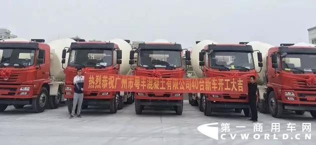交车60辆 再获订单40辆 广州搅拌车市场联合卡车顺利开局