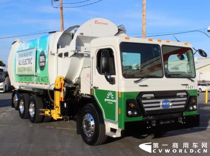 比亚迪纯电动环卫车驶入美国硅谷 帮助当地环卫车实现100%电动化