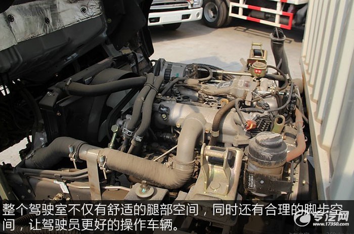 江淮骏铃K330 120马力4.2米单排厢式轻卡评测之底盘篇细节