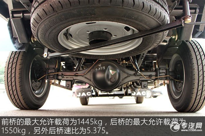 江淮康玲X1单排厢式运输车评测之底盘篇细节