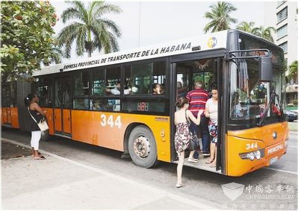 宇通客车助力古巴城市交通优化升级