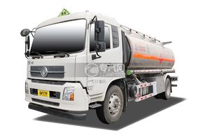 东风天锦单桥国六13.9方铝合金运油车