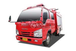 庆铃五十铃ELF双排泡沫消防车