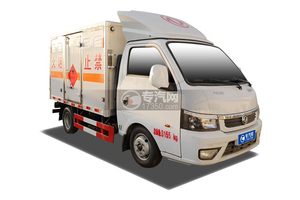 东风途逸T5国六3.4米易燃液体厢式运输车