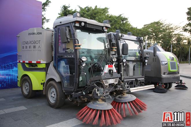 智能又高效！這款智能環(huán)衛(wèi)清掃車將在鹽田試點推廣落地