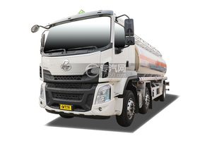 柳汽乘龙H5小三轴20.5方铝合金运油车