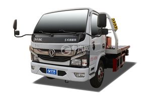 東風凱普特K6國六藍牌一拖二平板清障車