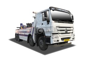重汽豪沃前四后八國(guó)六拖吊聯(lián)體清障車