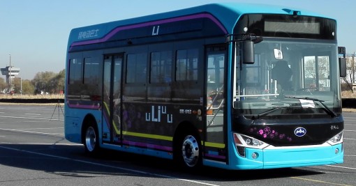 長白山牌JYB6850BEV純電動城市客車