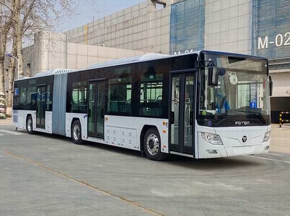 福田牌BJ6160SHEVCA-3插電式混合動力鉸接城市客車