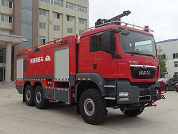 銀河牌BX5280GXFJX100/M5機場消防車