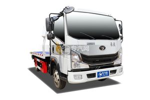 重汽豪曼蓝牌一拖二清障车(白色)