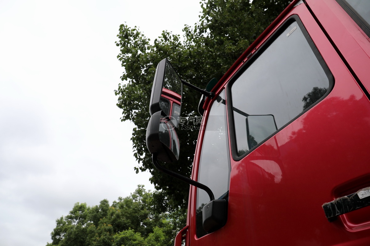 重汽斯太爾后雙橋國六12噸直臂隨車吊后視鏡