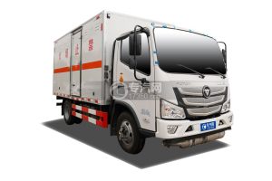福田欧马可S1国六4.1米易燃气体厢式运输车