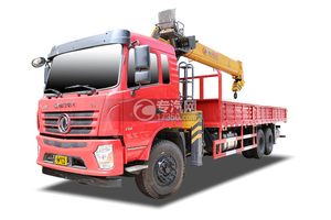 東風D3后雙橋12噸直臂隨車吊