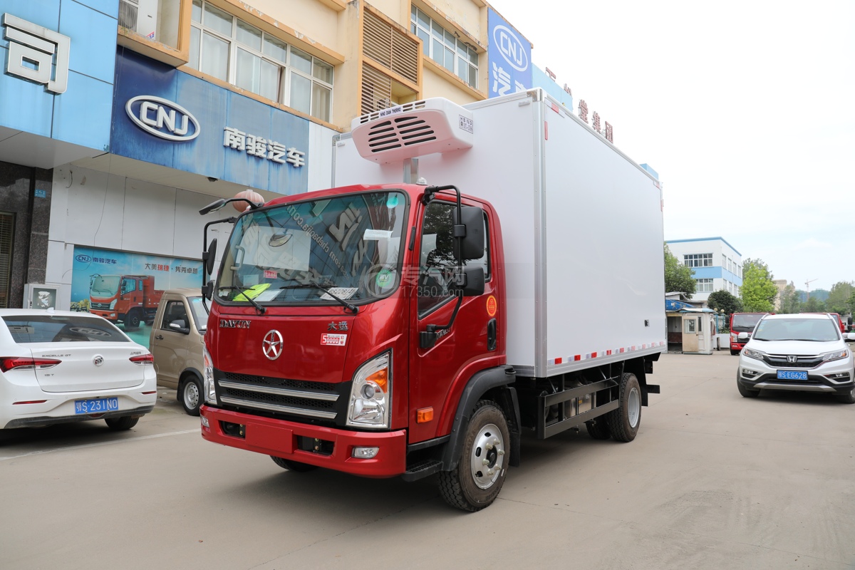 大运新奥普力国五4.05米冷藏车