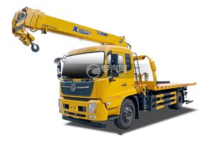 東風(fēng)天錦VR單橋國(guó)五一拖二帶吊清障車(chē)