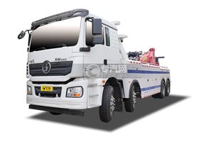 陕汽德龙新M3000前四后八国六拖吊联体清障车