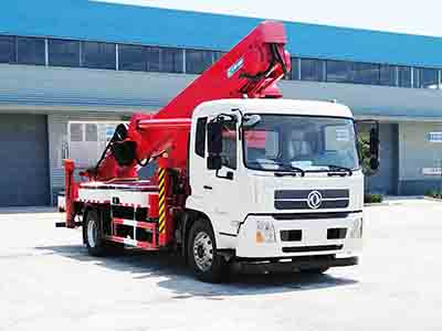 程力牌東風(fēng)天錦國(guó)五22米伸縮臂式高空作業(yè)車(chē)