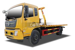 东风天锦VR单桥国六一拖二黄牌清障车