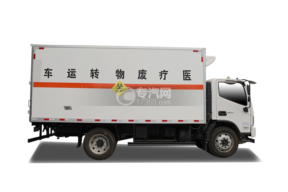 福田欧马可S3国六5.15米医疗废物转运车右侧图