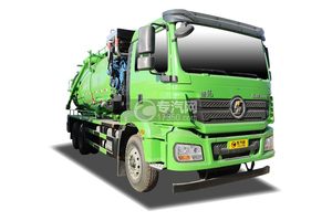 陕汽德龙新M3000后双桥国六16.79方清洗吸污车