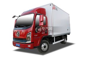 陜汽軒德翼9國六4.15米冷藏車（紅色）