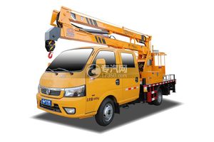 東風途逸雙排國六13米折疊臂式高空作業車
