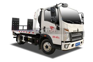 重汽豪沃國六一拖二藍牌清障車(白色)