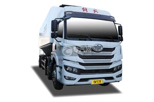 解放悍V2.0国五前四后六散装饲料运输车（液压绞龙）