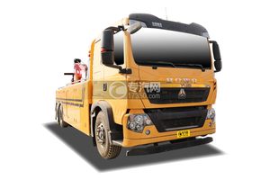 重汽豪沃TX350后双桥国六拖吊联体清障车