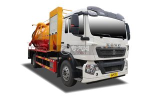 重汽豪沃TX单桥国六12.64方清洗吸污车