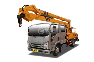 江西五十铃ELF双排EC5国六17.5米折叠臂式高空作业车